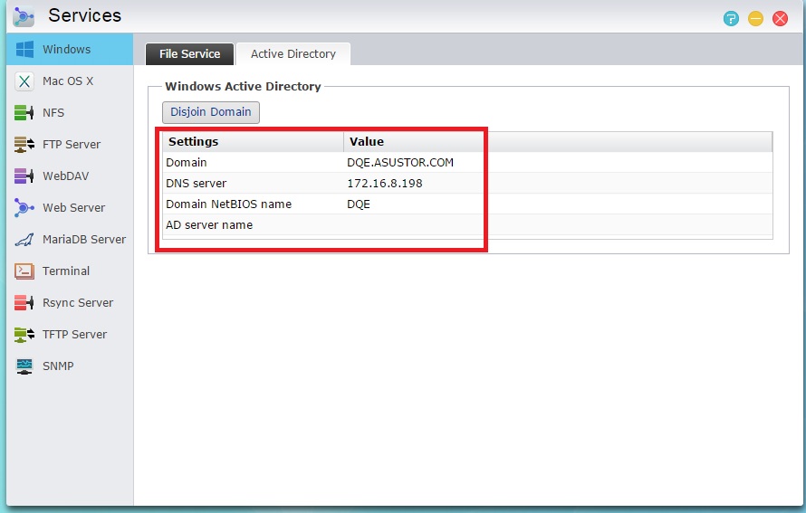 How do I join my NAS with a Windows Active Directory domain? - ASUSTOR Inc.