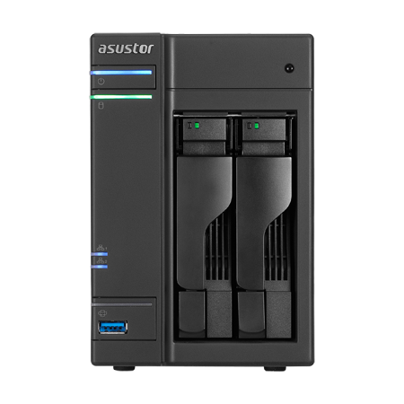 Asustor NAS AS1002T v2 Two 6TB HDD Included 12TB WD Ultrastar HDD 