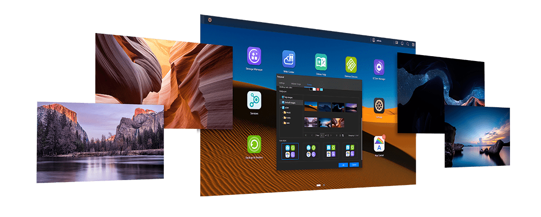 Asustor NAS 華芸 Personligt skrivbord