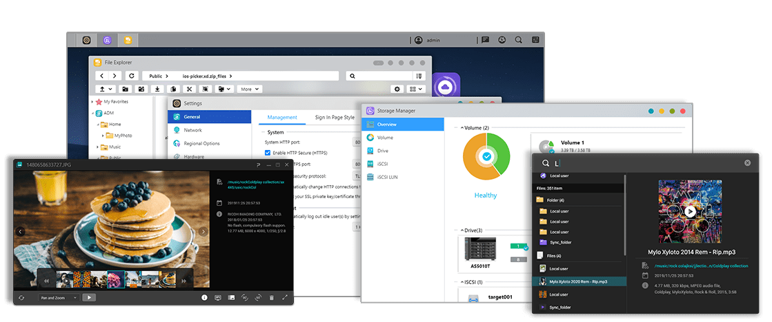 Asustor NAS 華芸 Multitasking reale