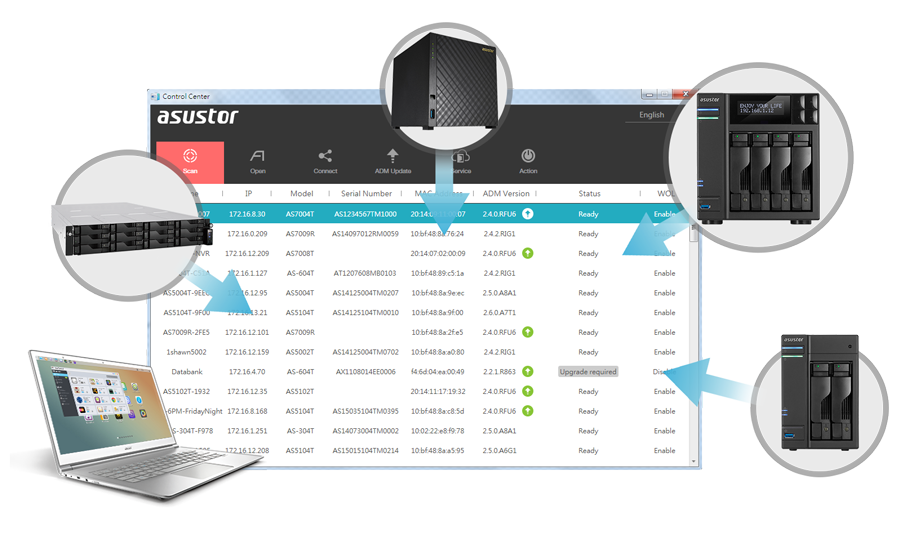 Asustor NAS 華芸 Trovare e configurare rapidamente il NAS