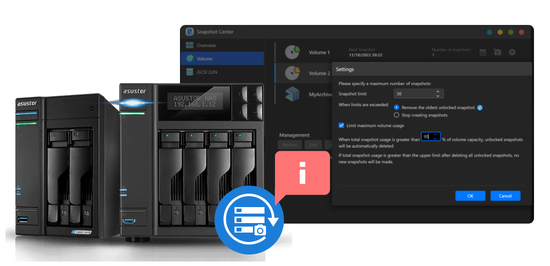 Asustor NAS 華芸 Slimmere Stabiliteit