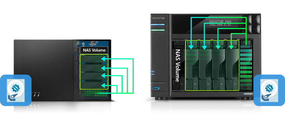 Asustor NAS 華芸 Clonazione dei dischi resa facile con ASUSTOR
