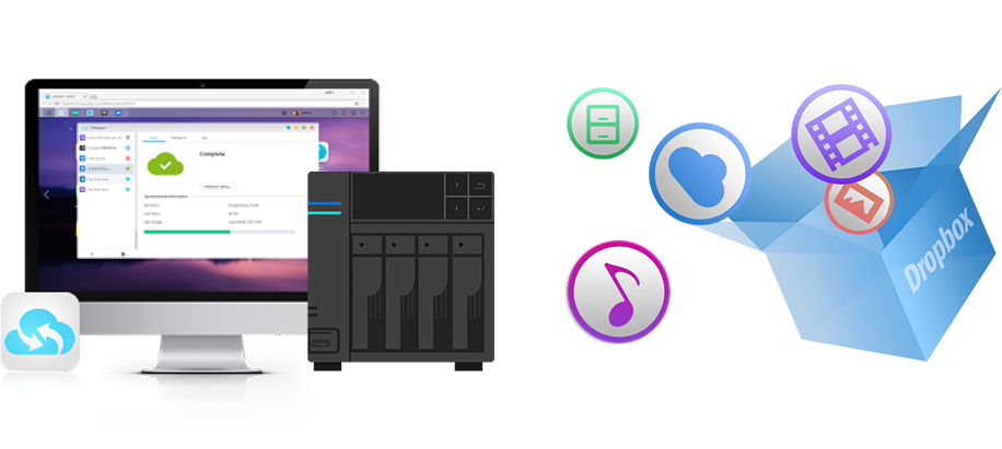 Asustor NAS 華芸 ASUSTOR ve Dropbox - Her zaman senkronize