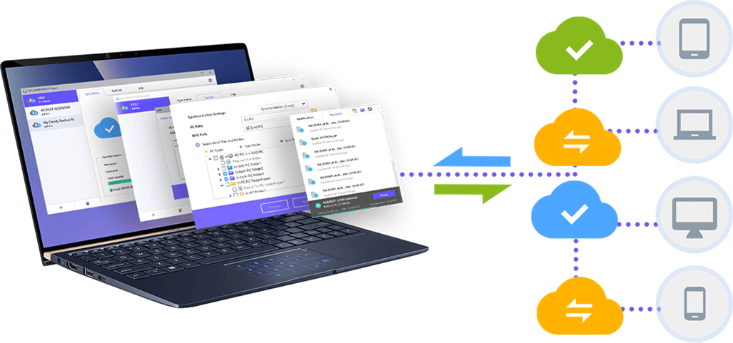 Asustor NAS 華芸 Synchroniser automatiquement des fichiers entre ordinateur et NAS
