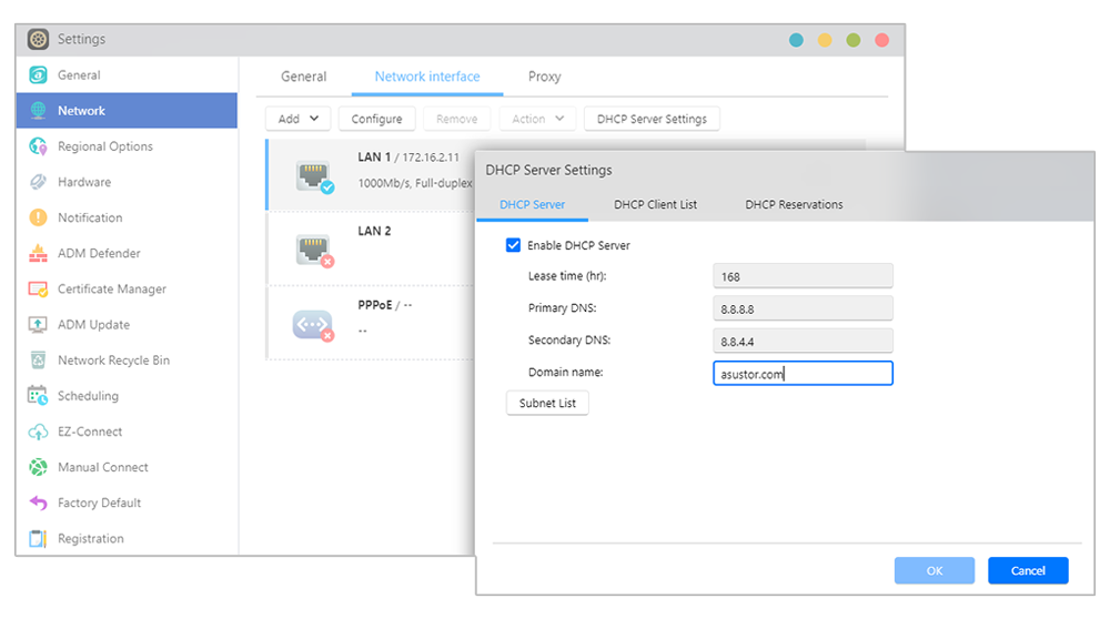 Asustor NAS 華芸 Organise automatiquement votre infrastructure d’environnement IP