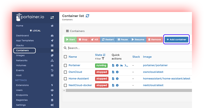 Asustor NAS 華芸 Portainer – Distribuzioni Docker facili