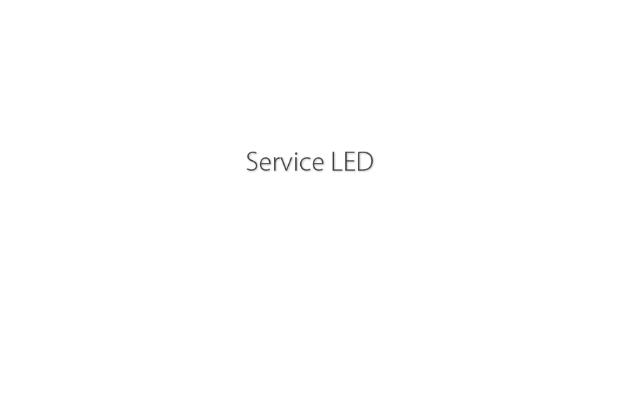 Easy Hardware Maintenance - Service LED Indicator  