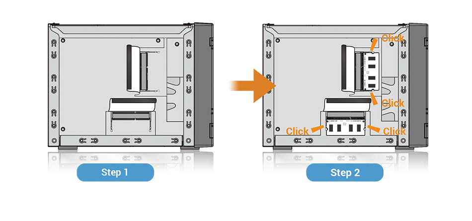 Effortlessly upgrade memory  