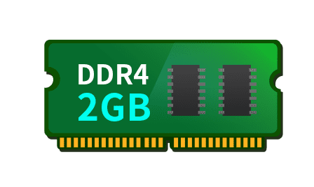 2GB DDR4 RAM