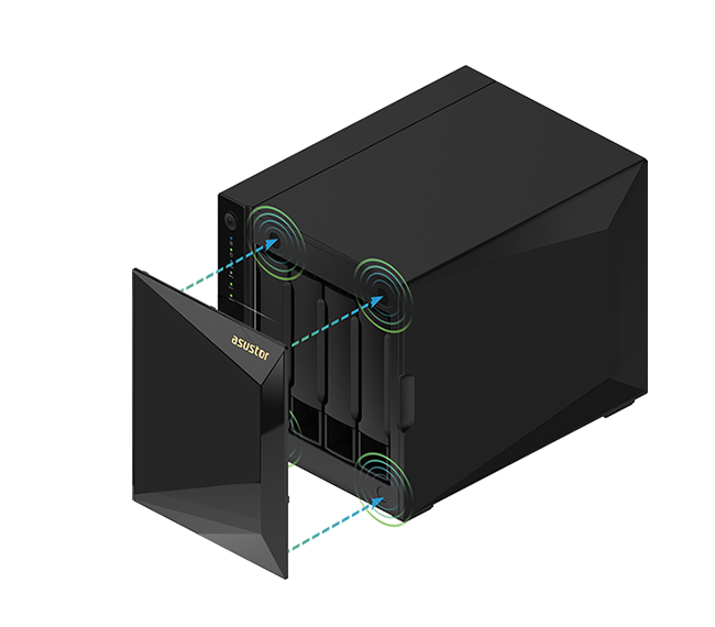 AS4004T | 10GbE NAS | ASUSTOR NAS