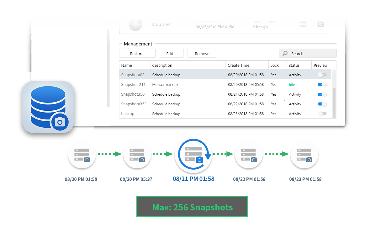 Nuovo Snapshot Center  