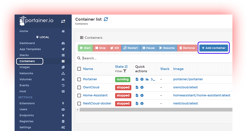 Portainer - 簡単なDockerの展開
  