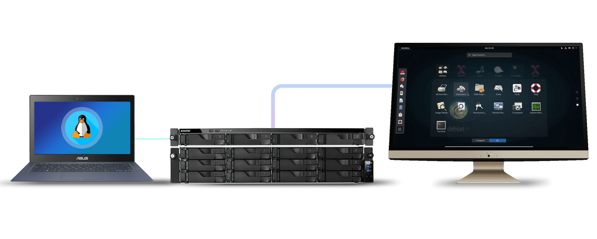 Applicazioni virtuali con Linux Center  