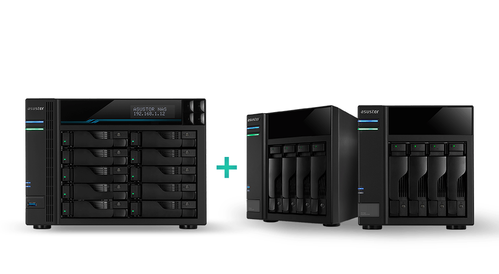 Ten Bay with M.2 SSD Cache flexible storage