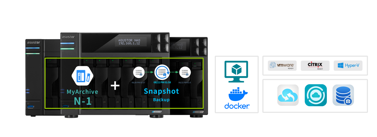 Solução abrangente de backup e virtualização  