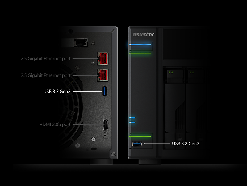 USB 3.2 Gen 2 – впервые на ASUSTOR  