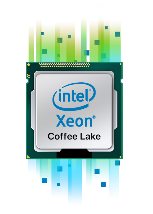 인텔 제온( Xeon) E-2240 쿼드코어 CPU
  