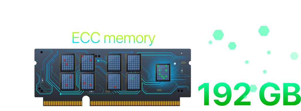 DDR5-4800 ECC szerverminőségű memória  