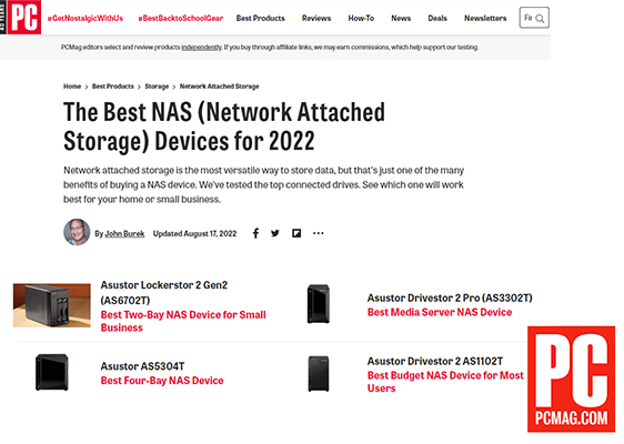 “The Best NAS (Network Attached Storage) Devices for 2019 & 2020”  