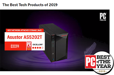 AS5202T, “The Best NAS Devices for 2019”. PCMag, 2019.