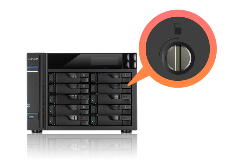 Secure Disk Tray Lock Design  