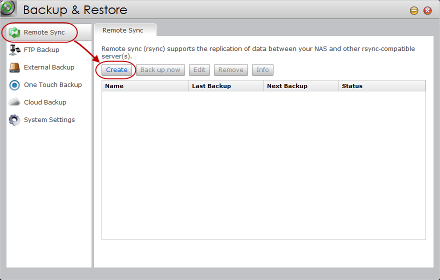 リモート同期 Rsync の実行方法 Asustor Nas