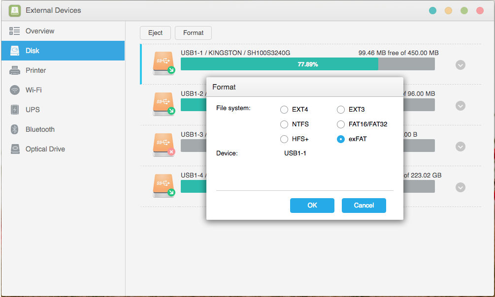 Os x support for exfat usb