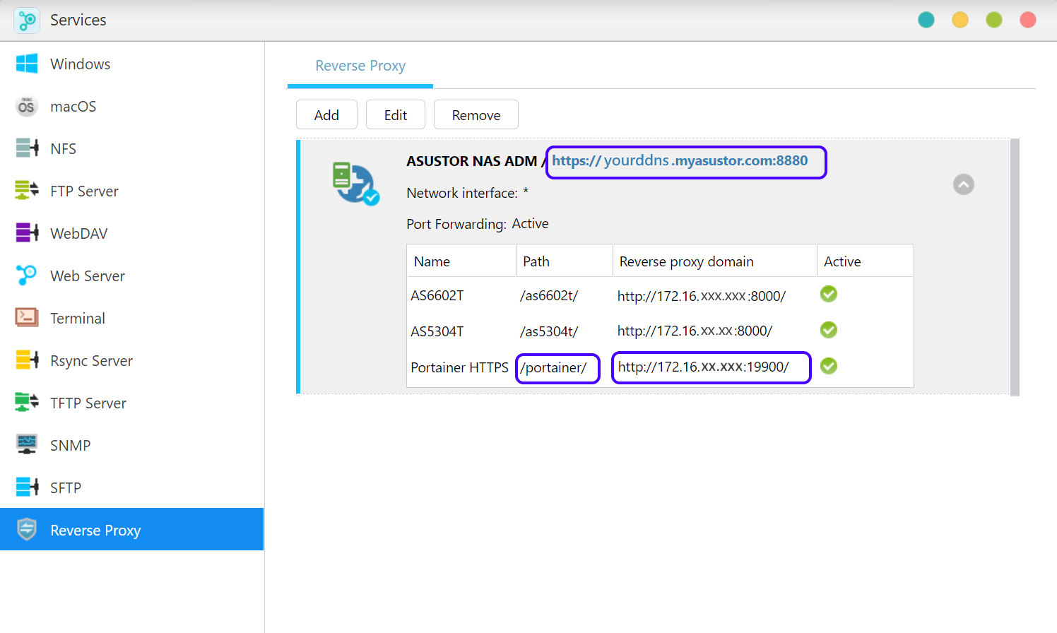 如何设置反向代理服务器 Asustor Nas 如何设置反向代理服务器 Asustor Nas