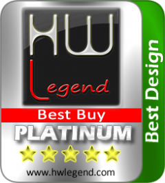 Best Design Platinum Award and Best Buy asustor NAS 