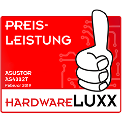 Preis-leistung Thumb Up Award asustor NAS 