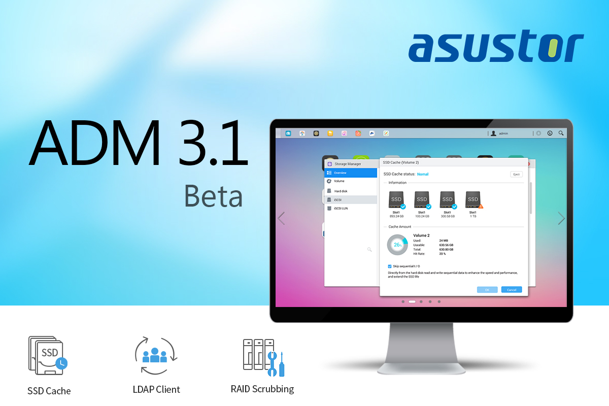 ASUSTOR ADM 3.1 beta