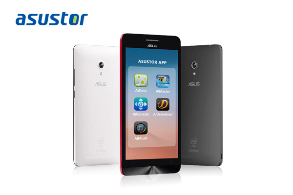ASUSTOR Mobile Apps Compatible for use with ASUS Zenfone™ Smartphones