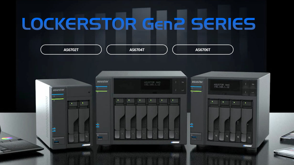 Enthusiast-grade NAS with two, four or six bays - ASUSTOR NAS