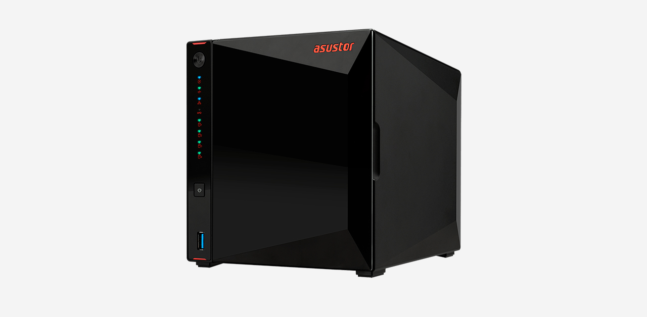 Nas Server Asustor Nimbustor 4 As5304t 4 Bahias Celeron Quad Core