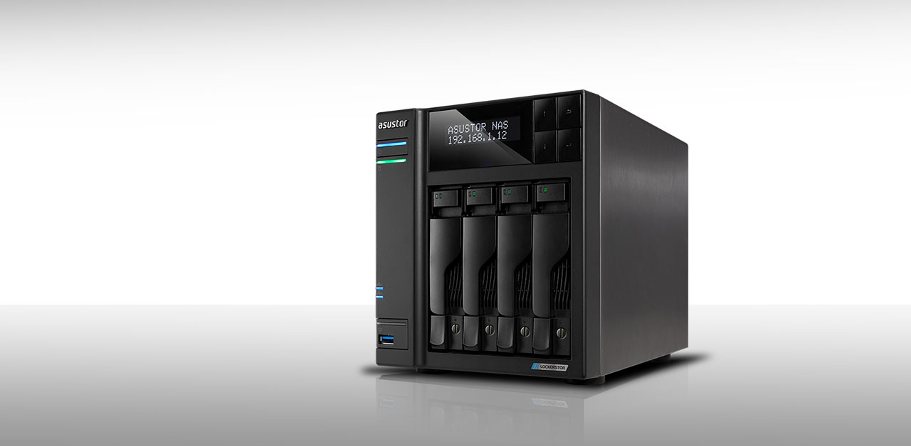 LOCKERSTOR 4 (AS6604T), Power for the power user Bringing Double  Performance, and SSD Caching to the Small Business