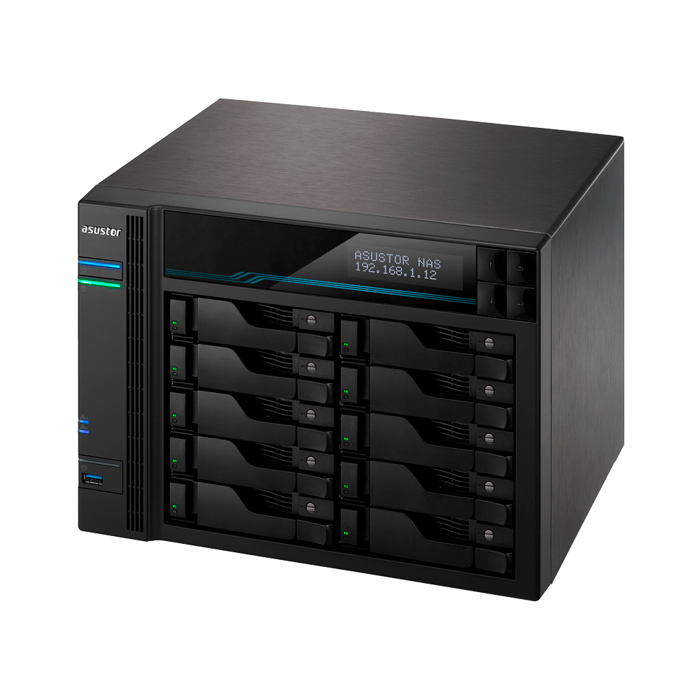 Asustor AS6510T 10 Bay Lockerstor 10 Desktop Enterprise NAS