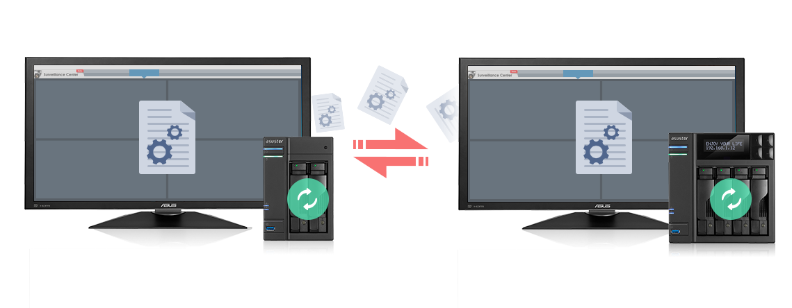 Asustor NAS 華芸 Exporter / Importer les paramètres de caméra