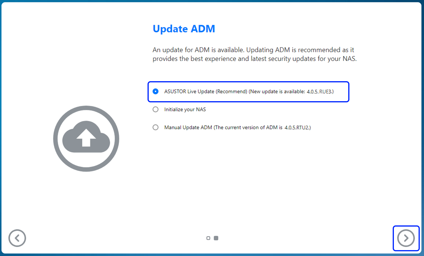 How to reset ASUSTOR NAS with ADM 4.0